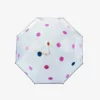 Parapluie enfant transparent cloche pois Ivalo - lilas et bleu nuit - Anatole | Manoir Plume Parapluie enfant transparent cloche pois Ivalo - lilas et bleu nuit - Anatole | Manoir Plume