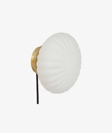 Applique Kumu Ø18 - blanc - Hübsch | Manoir Plume