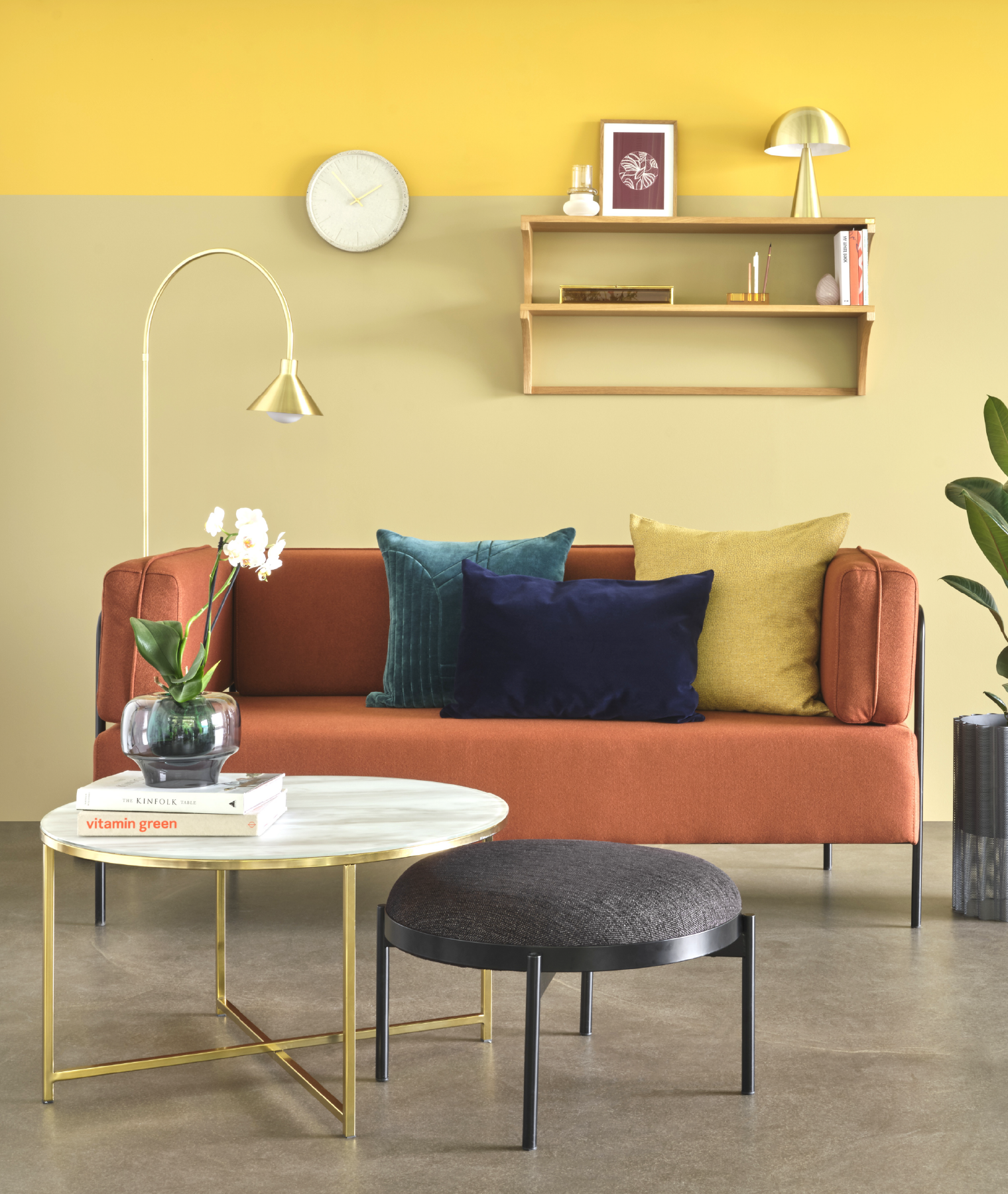 Canapé Block - ambre - Hübsch | Manoir Plume