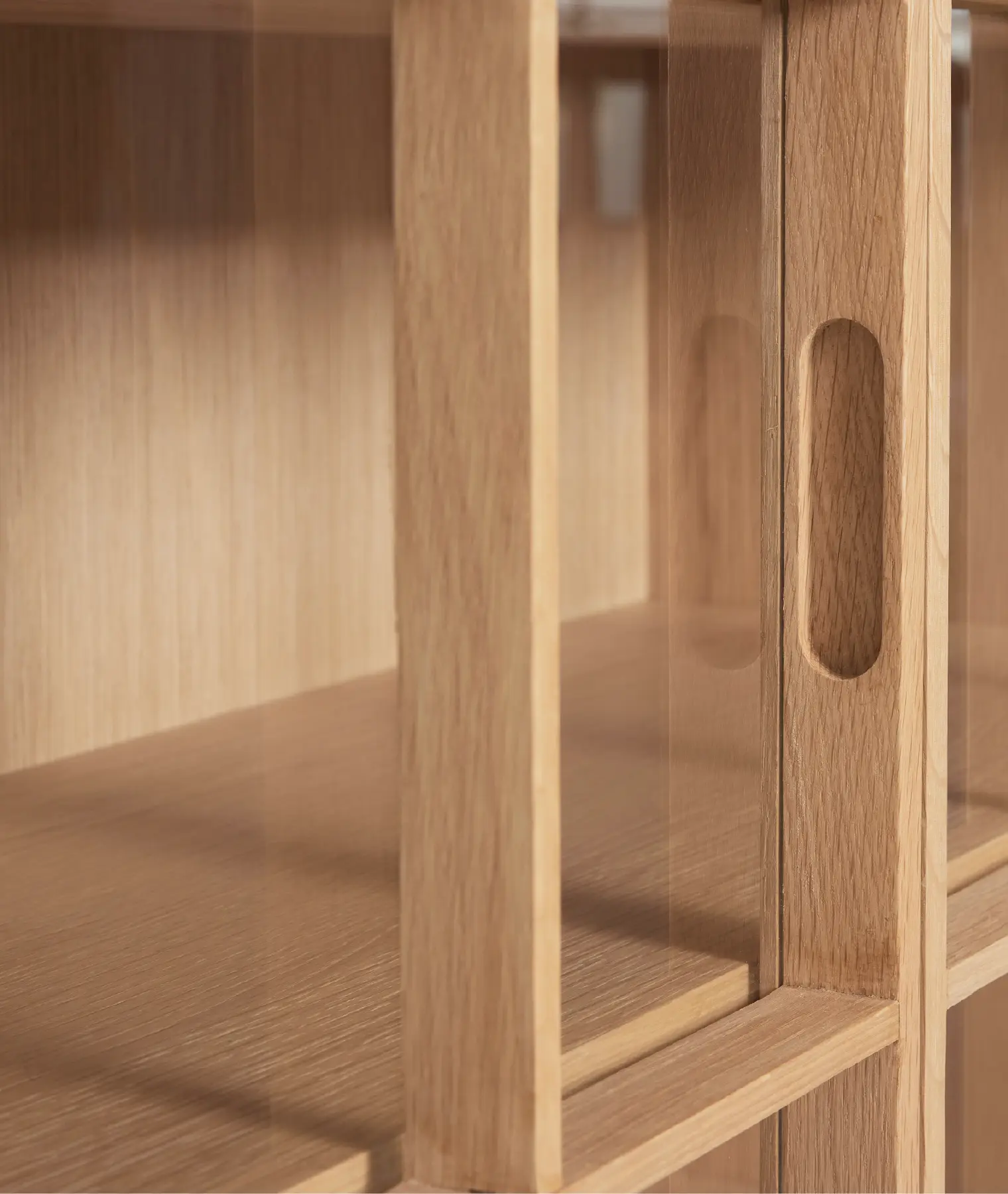 Commode large Shoji - chêne clair - Hübsch | Manoir Plume