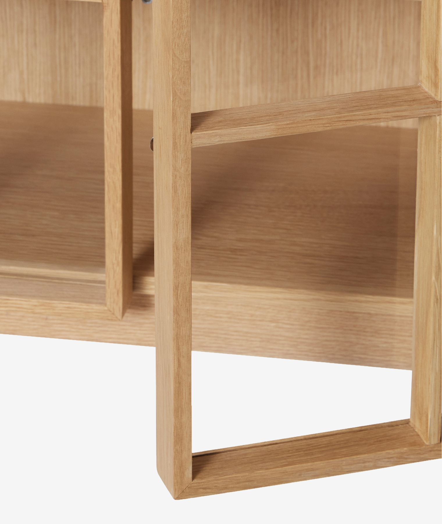 Commode large Shoji - chêne clair - Hübsch | Manoir Plume