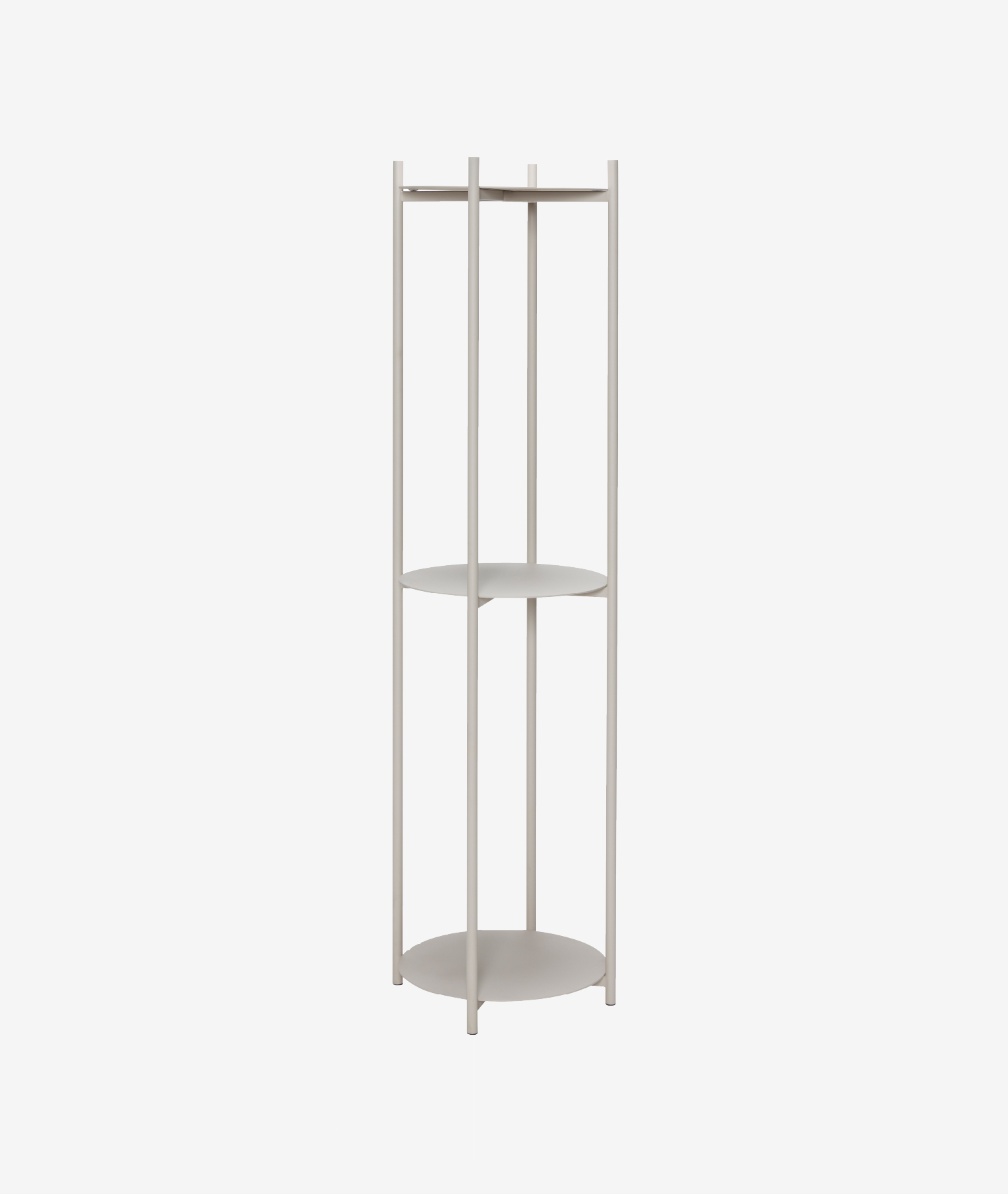 Étagère cylindre Norm - gris clair - Hübsch | Manoir Plume