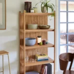 Étagère large Heritage 75x44x162cm - chêne clair - Hübsch | Manoir Plume Étagère large Heritage 75x44x162cm - chêne clair - Hübsch | Manoir Plume