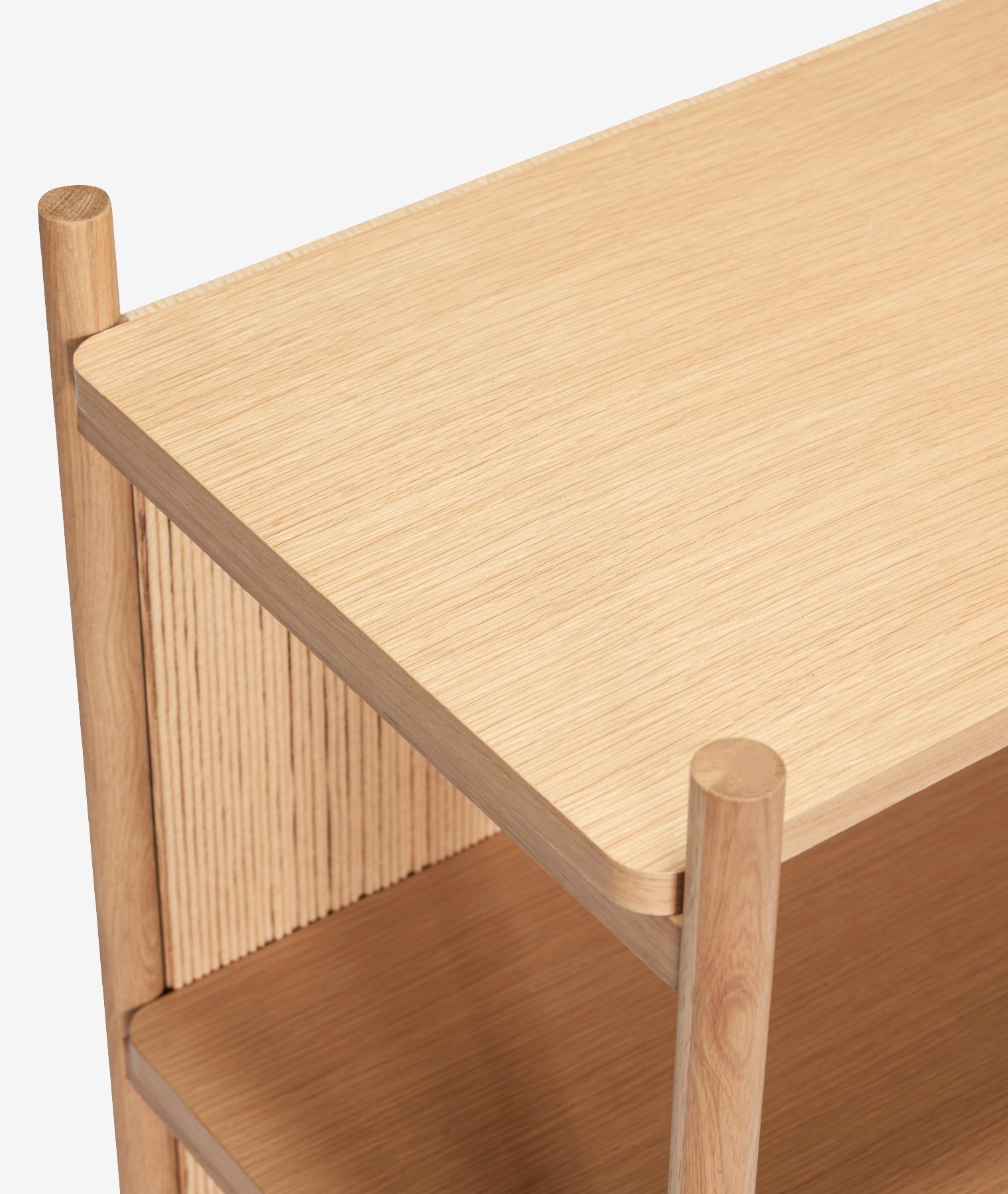 Étagère large Heritage 75x44x88cm - chêne clair - Hübsch | Manoir Plume