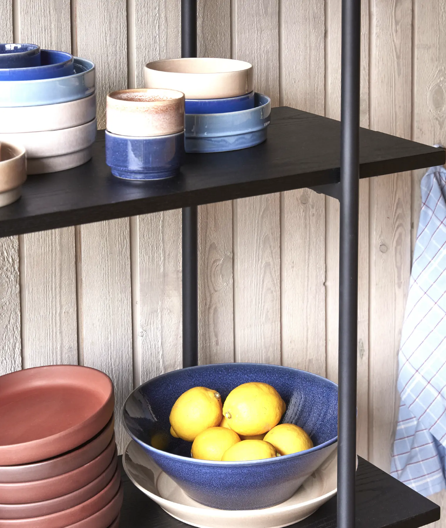 Étagère single large Norm - noir - Hübsch | Manoir Plume