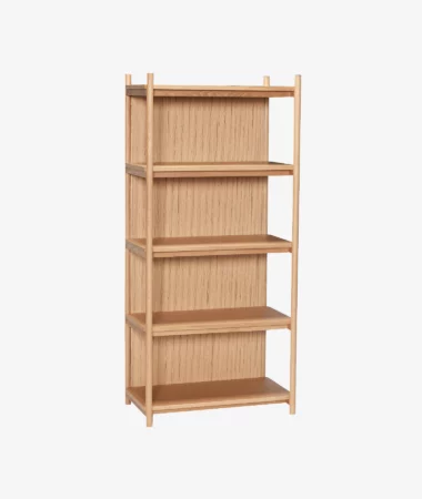 Étagère small Heritage 75x44x162cm - chêne clair - Hübsch | Manoir Plume