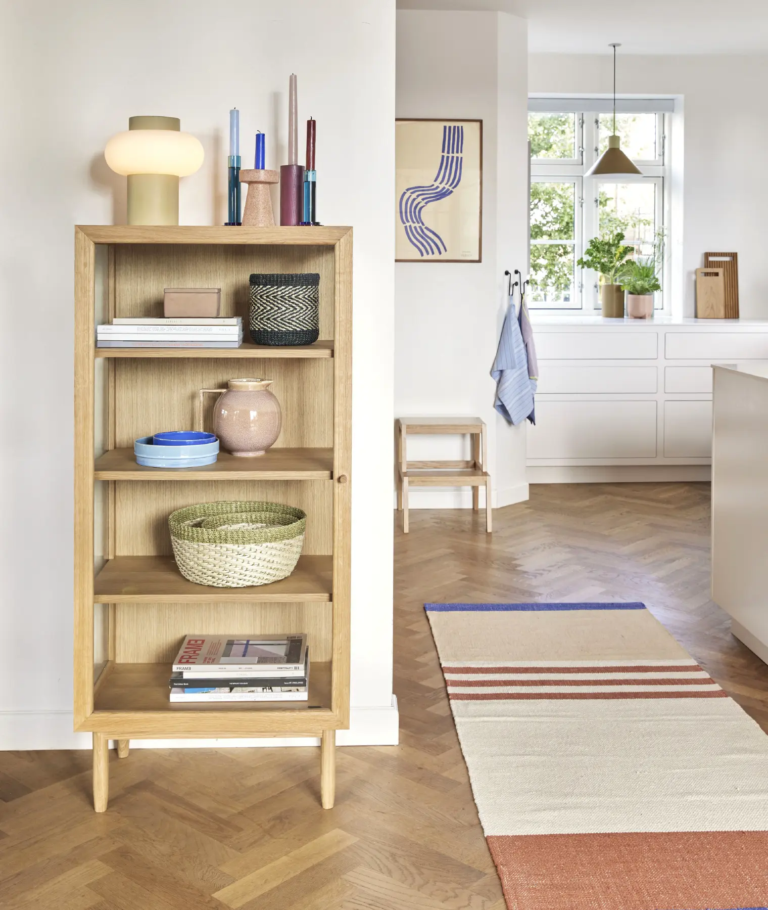 Lampe à poser Camp - beige - Hübsch | Manoir Plume