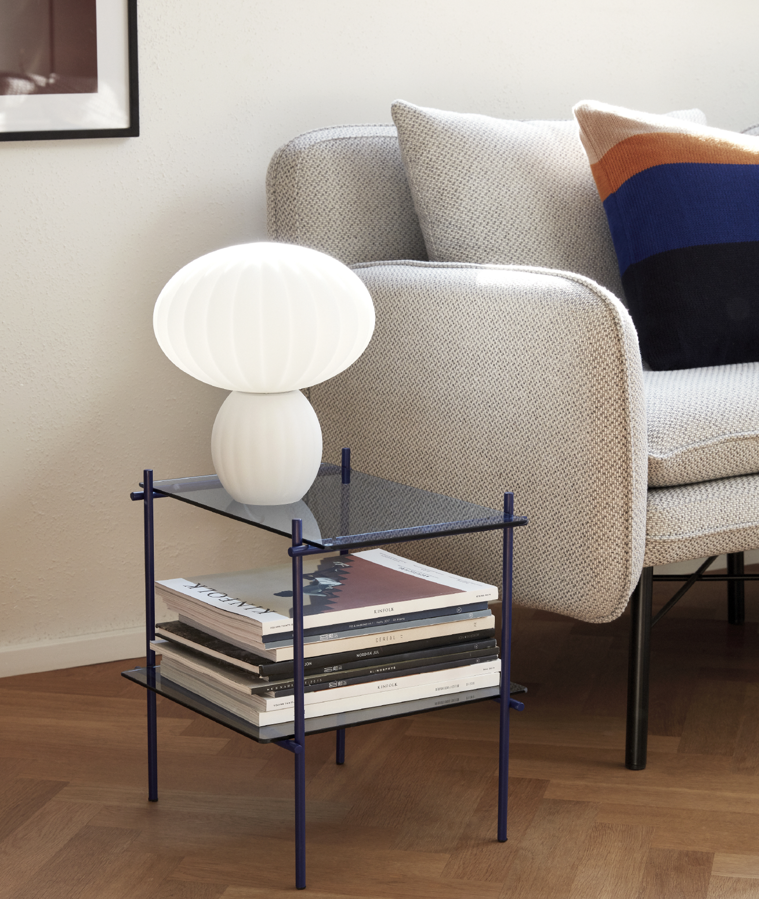 Lampe à poser Kumu - blanc - Hübsch | Manoir Plume