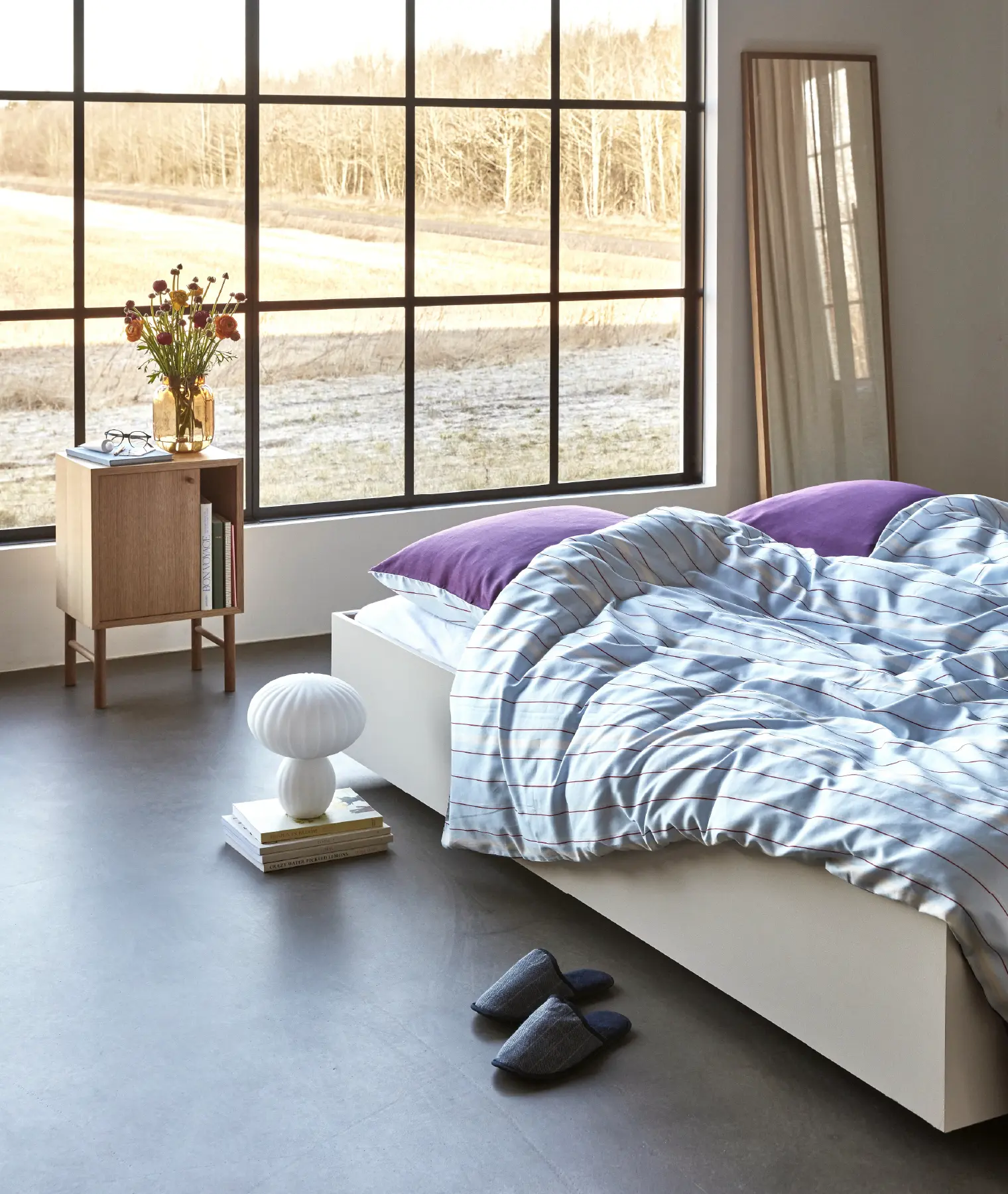 Lampe à poser Kumu - blanc - Hübsch | Manoir Plume