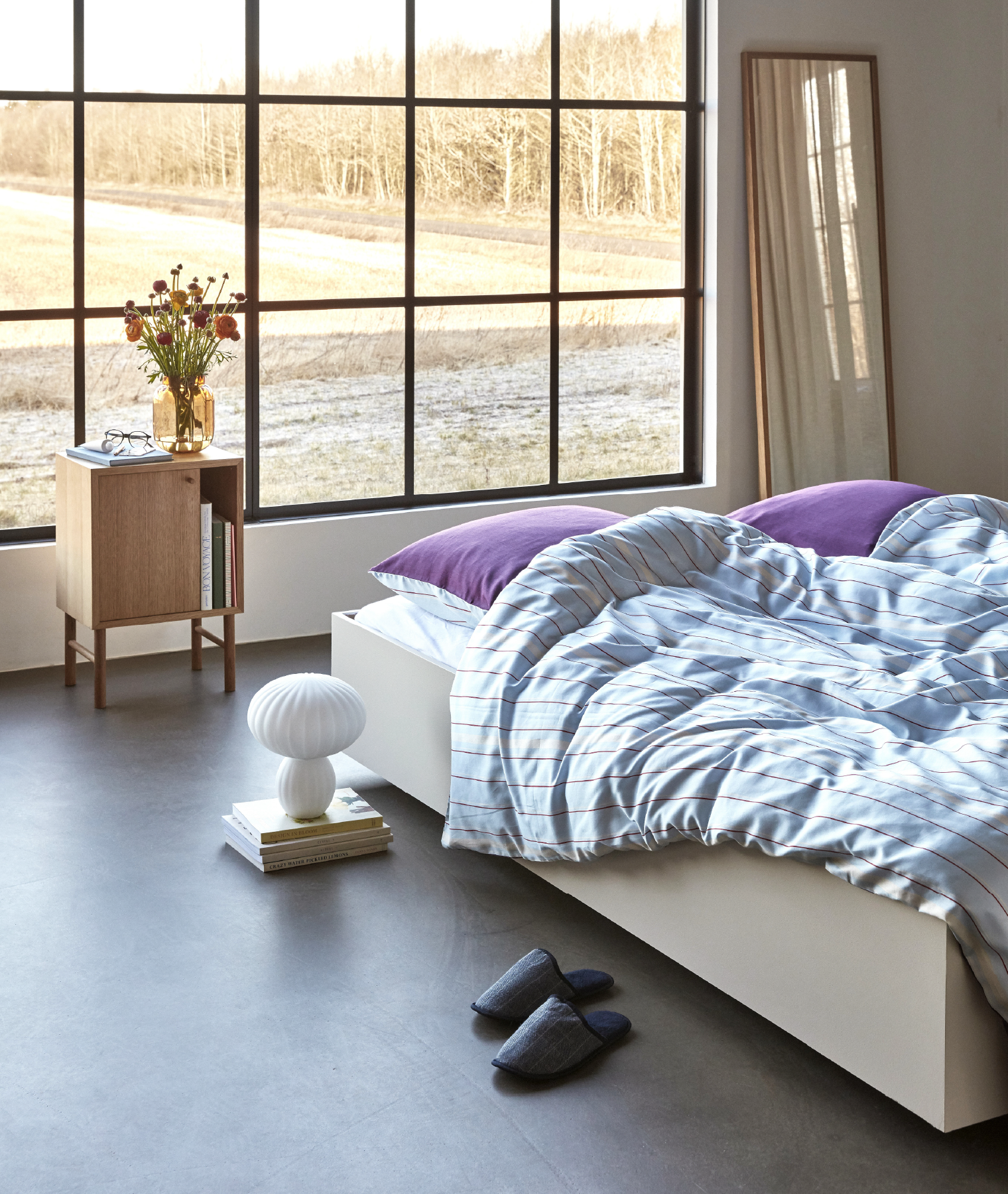 Lampe à poser Kumu - blanc - Hübsch | Manoir Plume