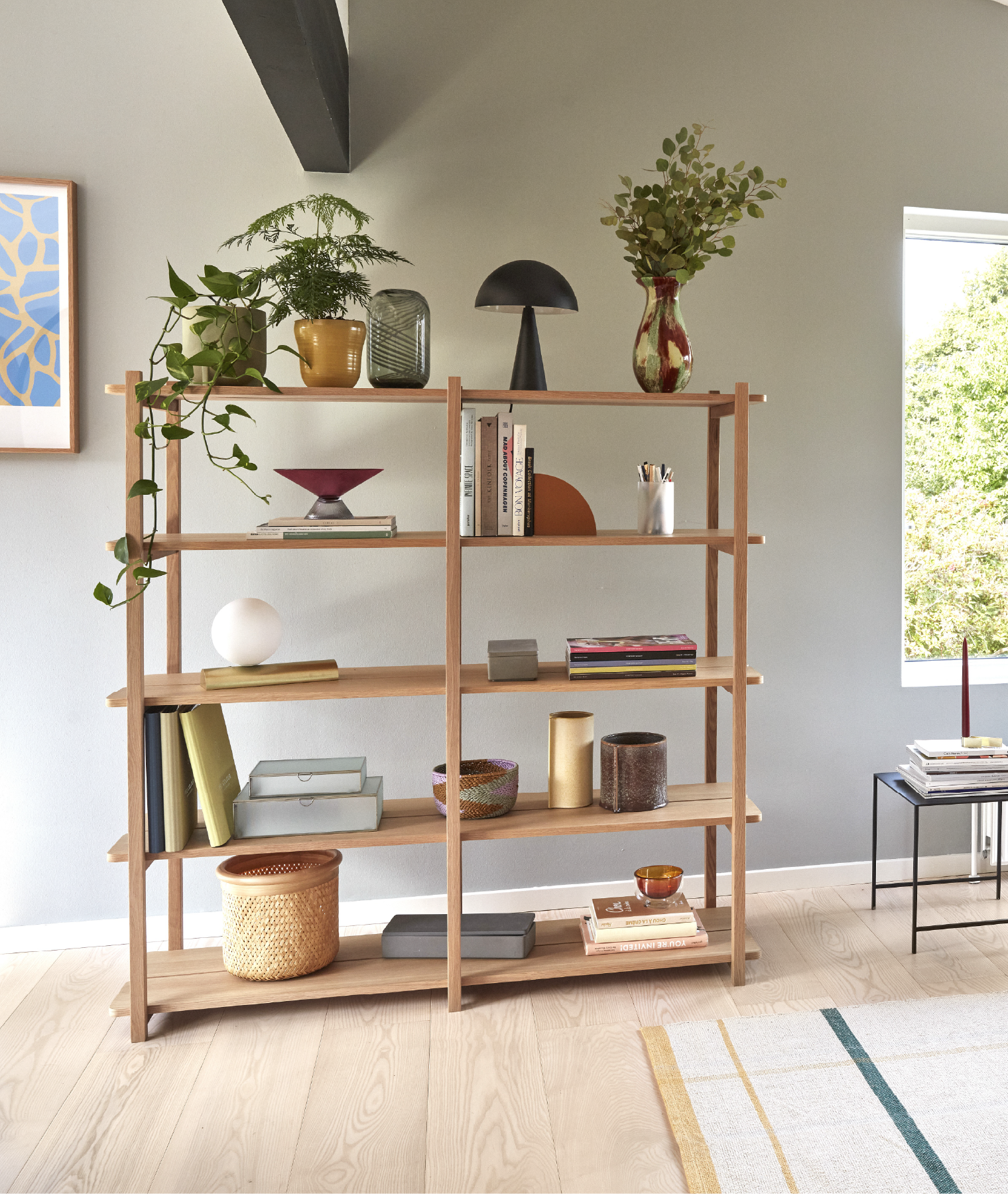 Mini lampe à poser Mush - noir | Hübsch