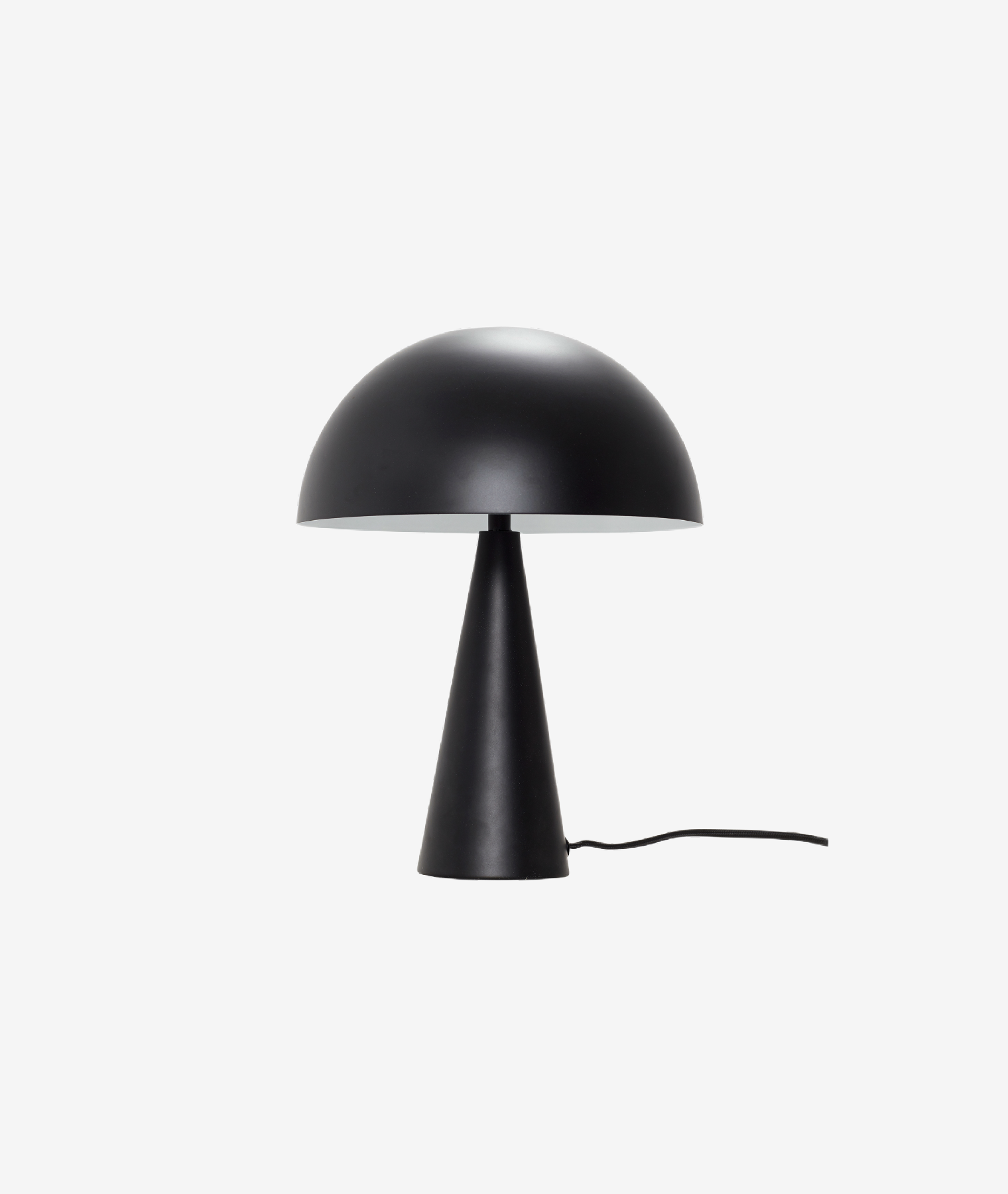 Mini lampe à poser Mush - noir | Hübsch