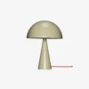 Mini lampe à poser Mush - sable - Hübsch | Manoir Plume Mini lampe à poser Mush - sable - Hübsch | Manoir Plume
