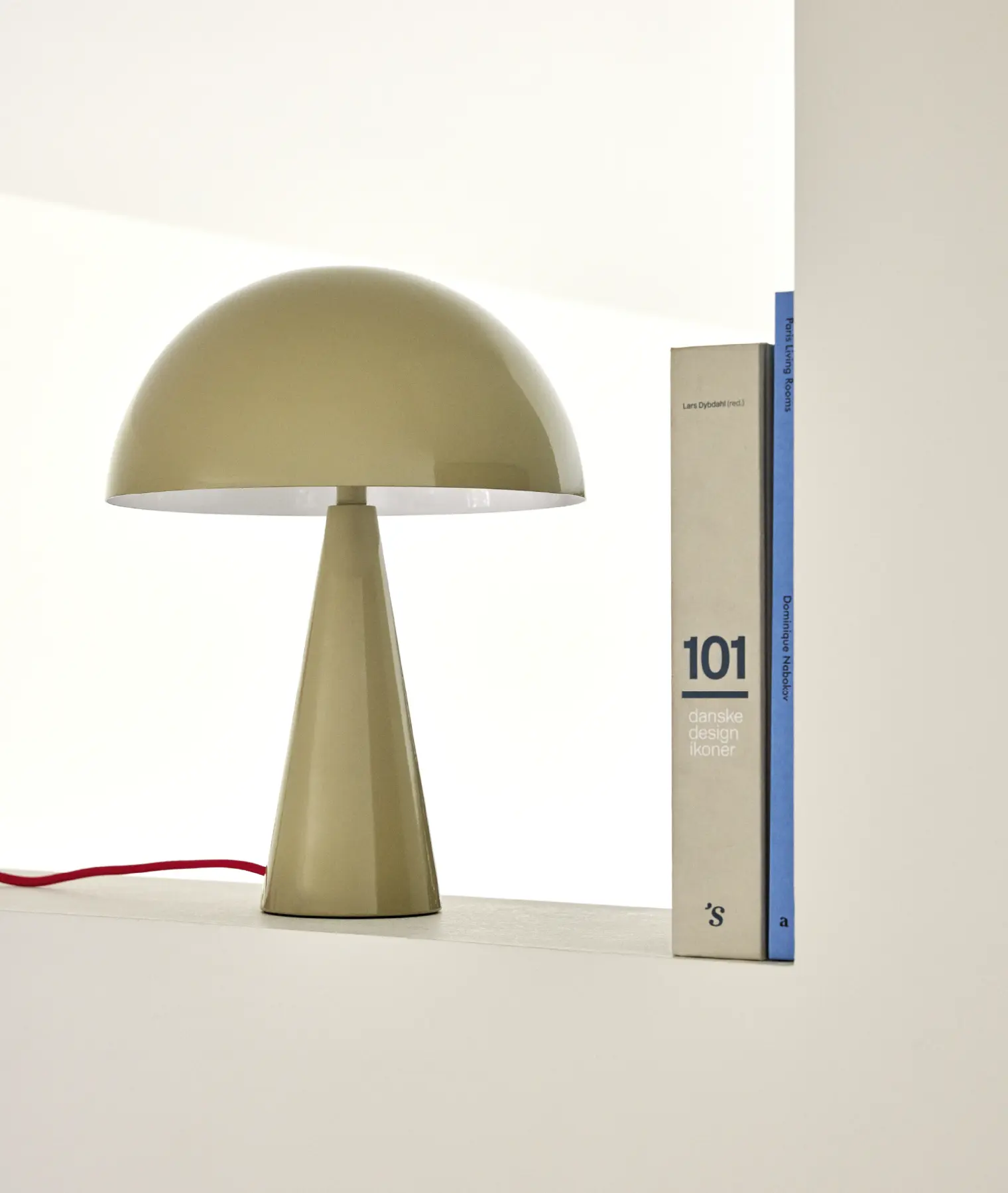 Mini lampe à poser Mush - sable - Hübsch | Manoir Plume