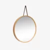 Miroir Mood - chêne clair - Hübsch | Manoir Plume