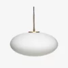 MANOIRPLUME_hubsch_suspension_ellipse_muse_blanc_1 Suspension ellipse Muse - blanc - Hübsch | Manoir Plume