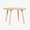 Table à manger ronde Ground - chêne clair - Hübsch | Manoir Plume