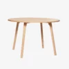 Table à manger ronde Ground - chêne clair - Hübsch | Manoir Plume