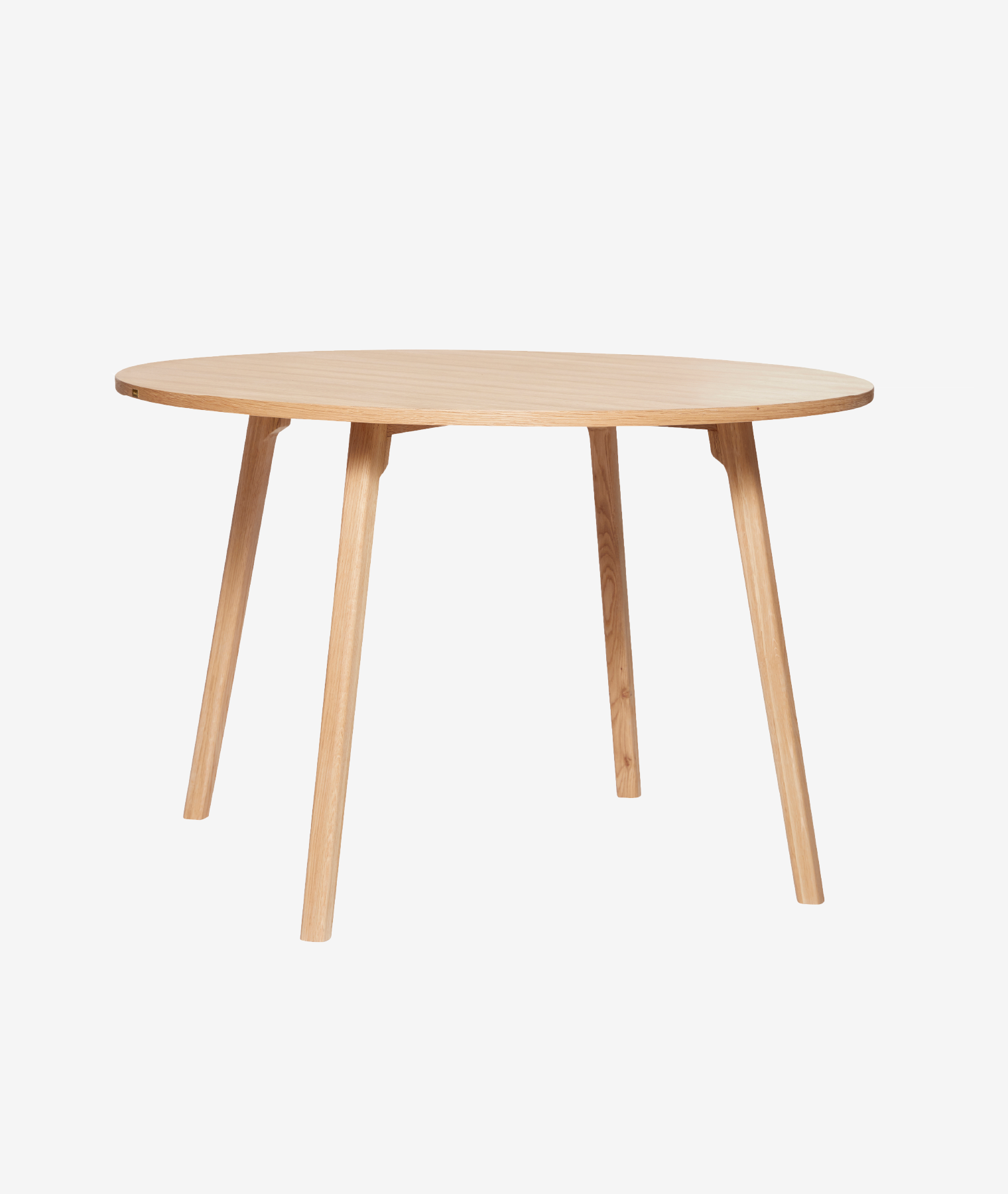 Table à manger ronde Ground - chêne clair - Hübsch | Manoir Plume