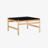 Table basse Raw - noir/chêne clair - Hübsch | Manoir Plume
