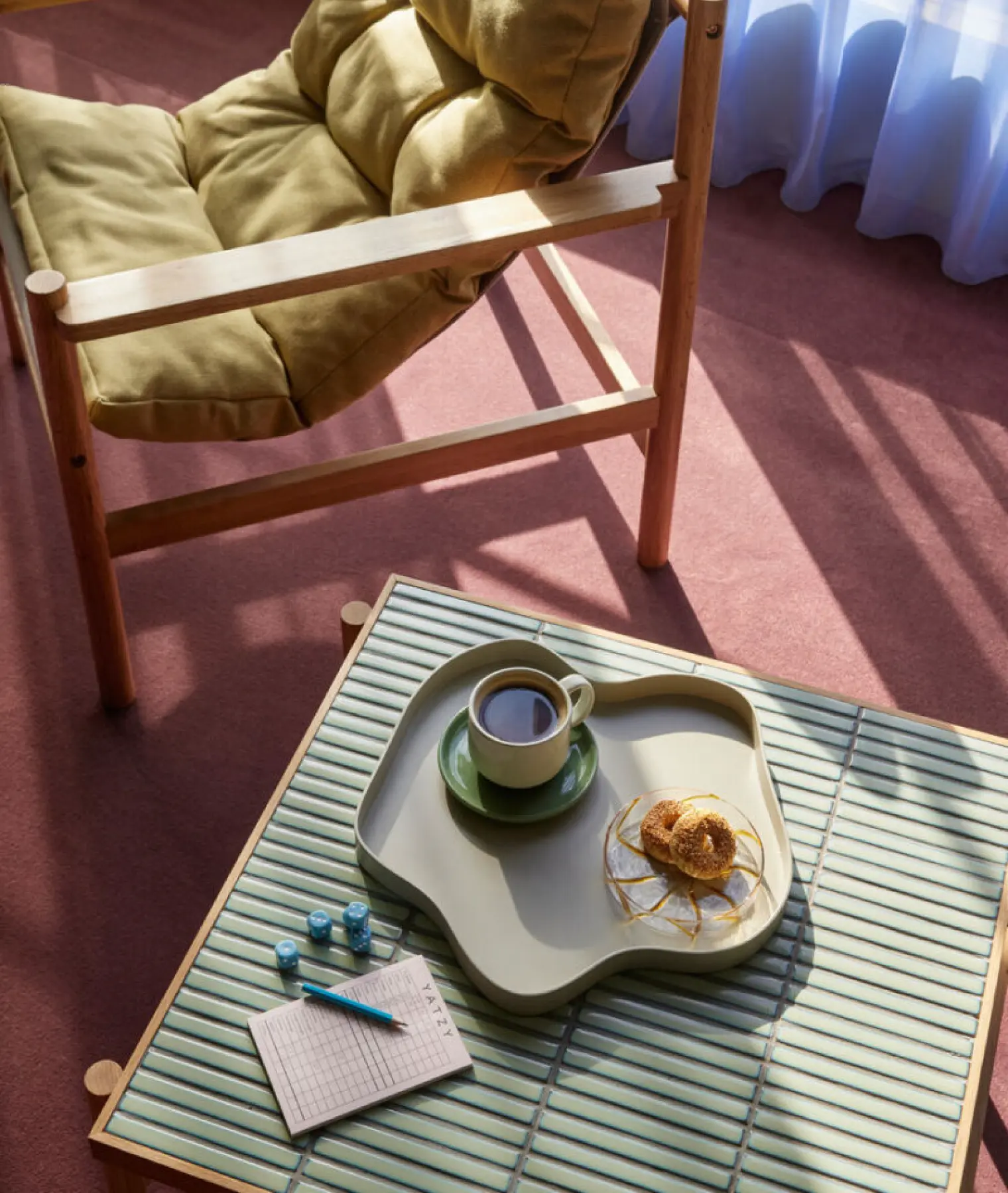 Plateau Pond - sable - Hübsch | Manoir Plume