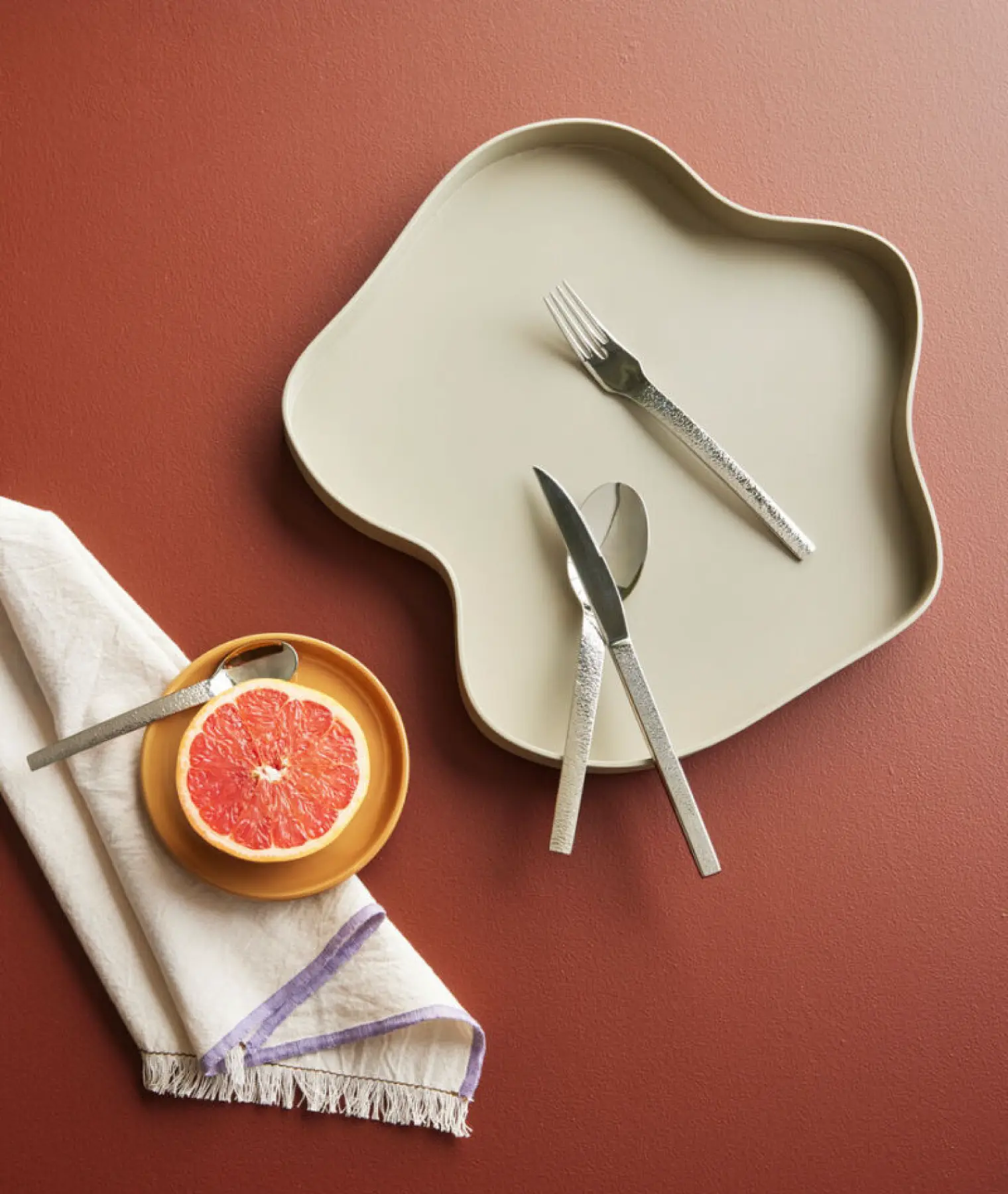 Plateau Pond - sable - Hübsch | Manoir Plume