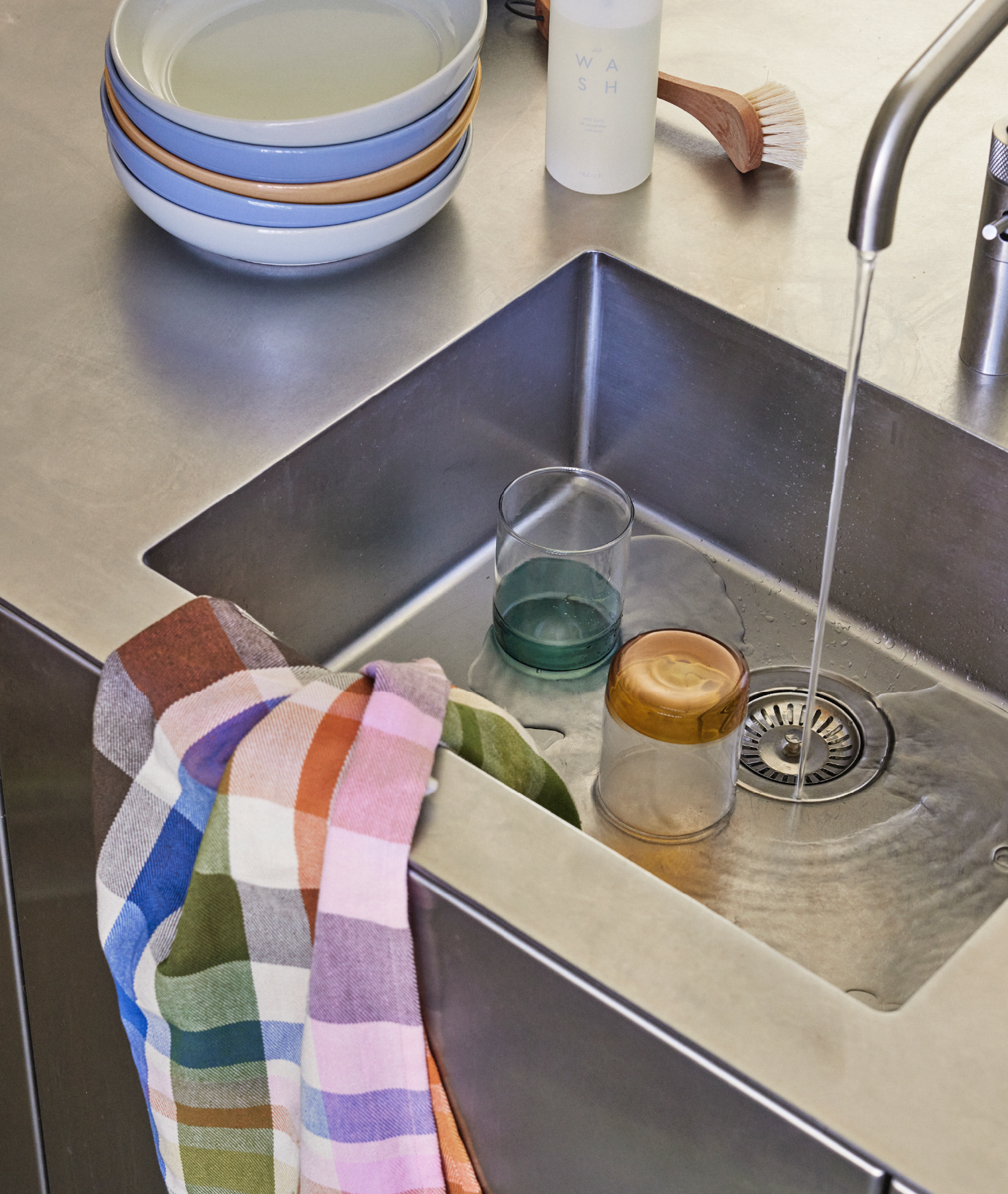 Verre Kiosk - ambre - Hübsch | Manoir Plume