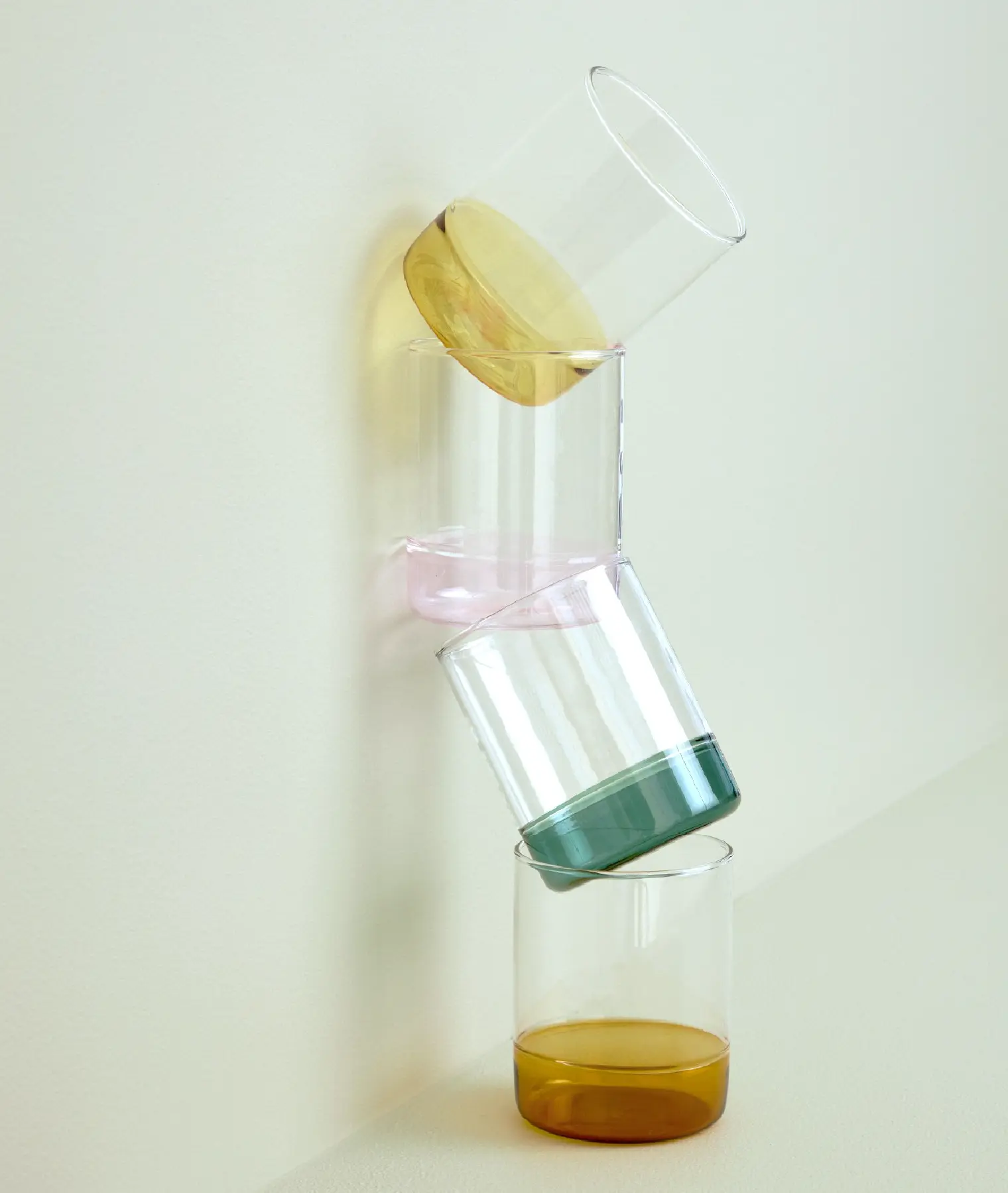 Verre Kiosk - ambre - Hübsch | Manoir Plume