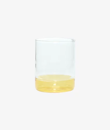 Verre Kiosk - jaune - Hübsch | Manoir Plume