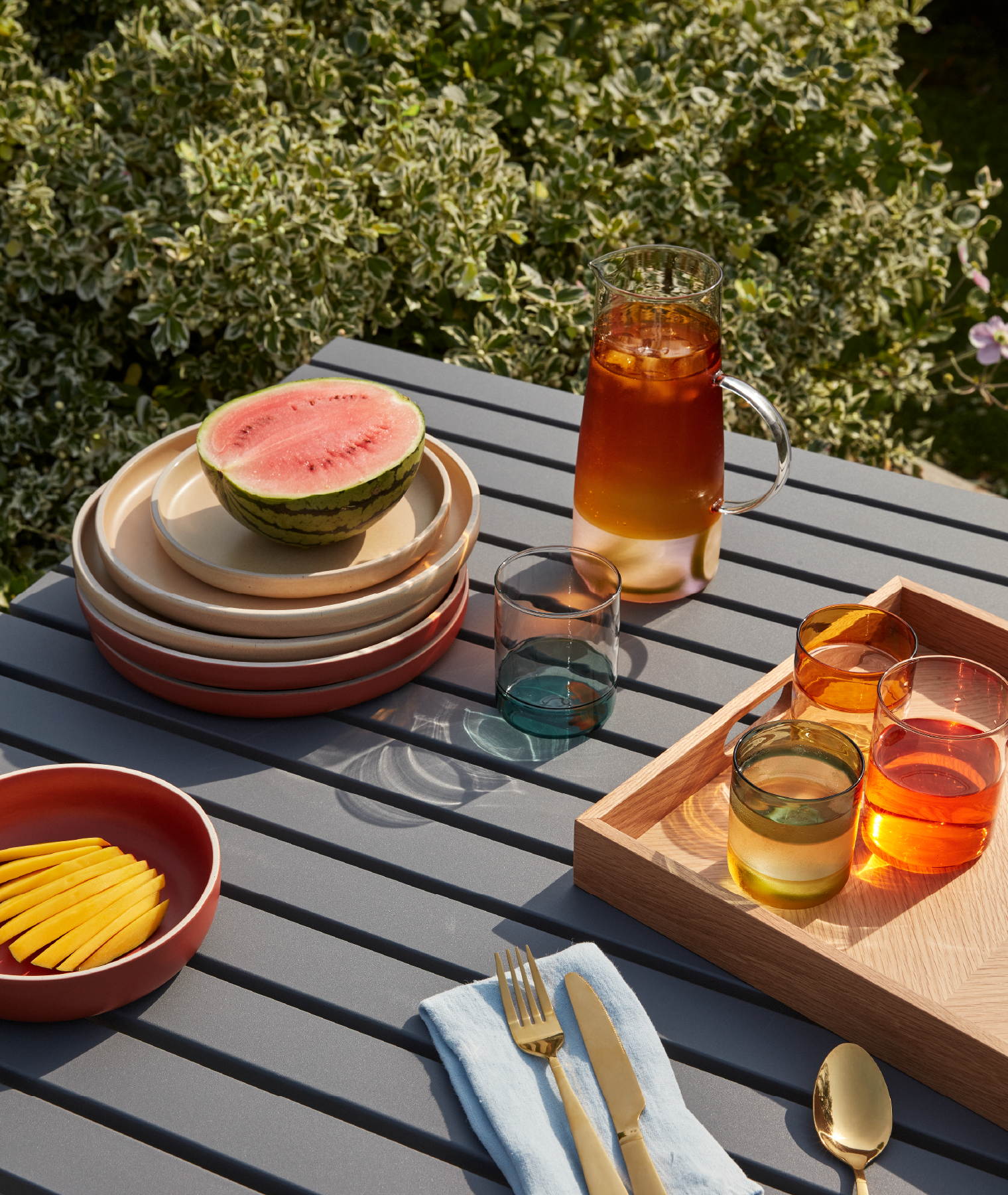 Verre Kiosk - vert - Hübsch | Manoir Plume