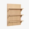 Étagère murale Straight - chêne clair - Hübsch | Manoir Plume
