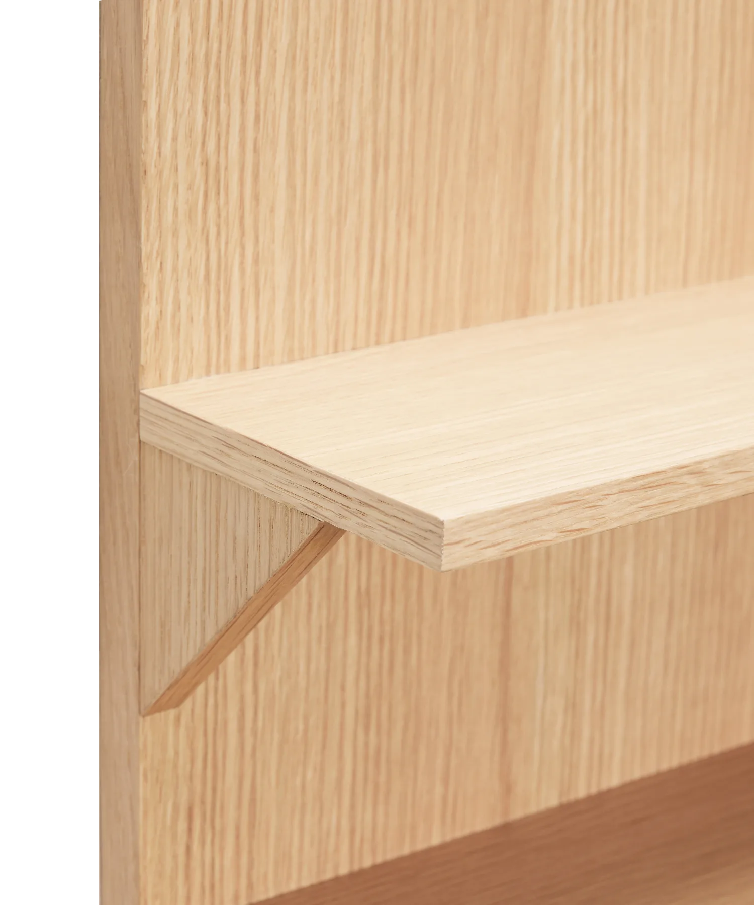 Étagère murale Straight - chêne clair - Hübsch | Manoir Plume