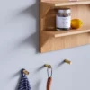 Étagère murale Straight - chêne clair - Hübsch | Manoir Plume