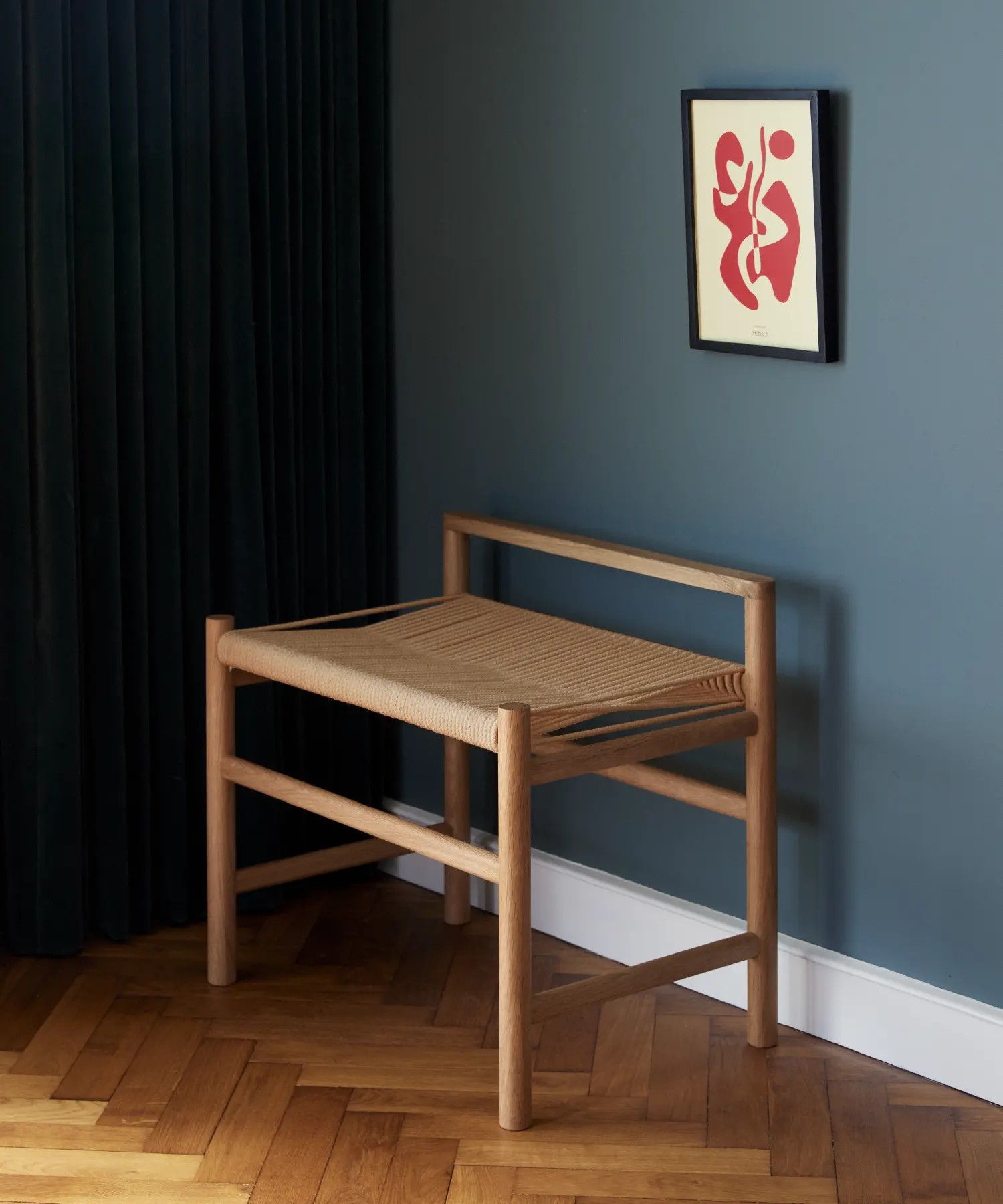 Petit banc Heritage - chêne clair - Hübsch | Manoir Plume