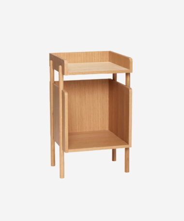 Table de nuit Archive - chêne clair - Hübsch | Manoir Plume