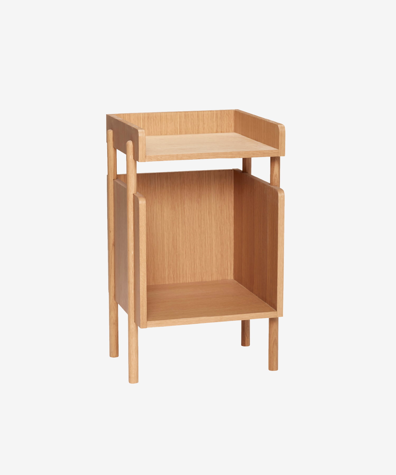 Table de nuit Archive - chêne clair - Hübsch | Manoir Plume