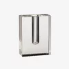 Vase Block - transparent - Hübsch | Manoir Plume Vase Block - transparent - Hübsch | Manoir Plume
