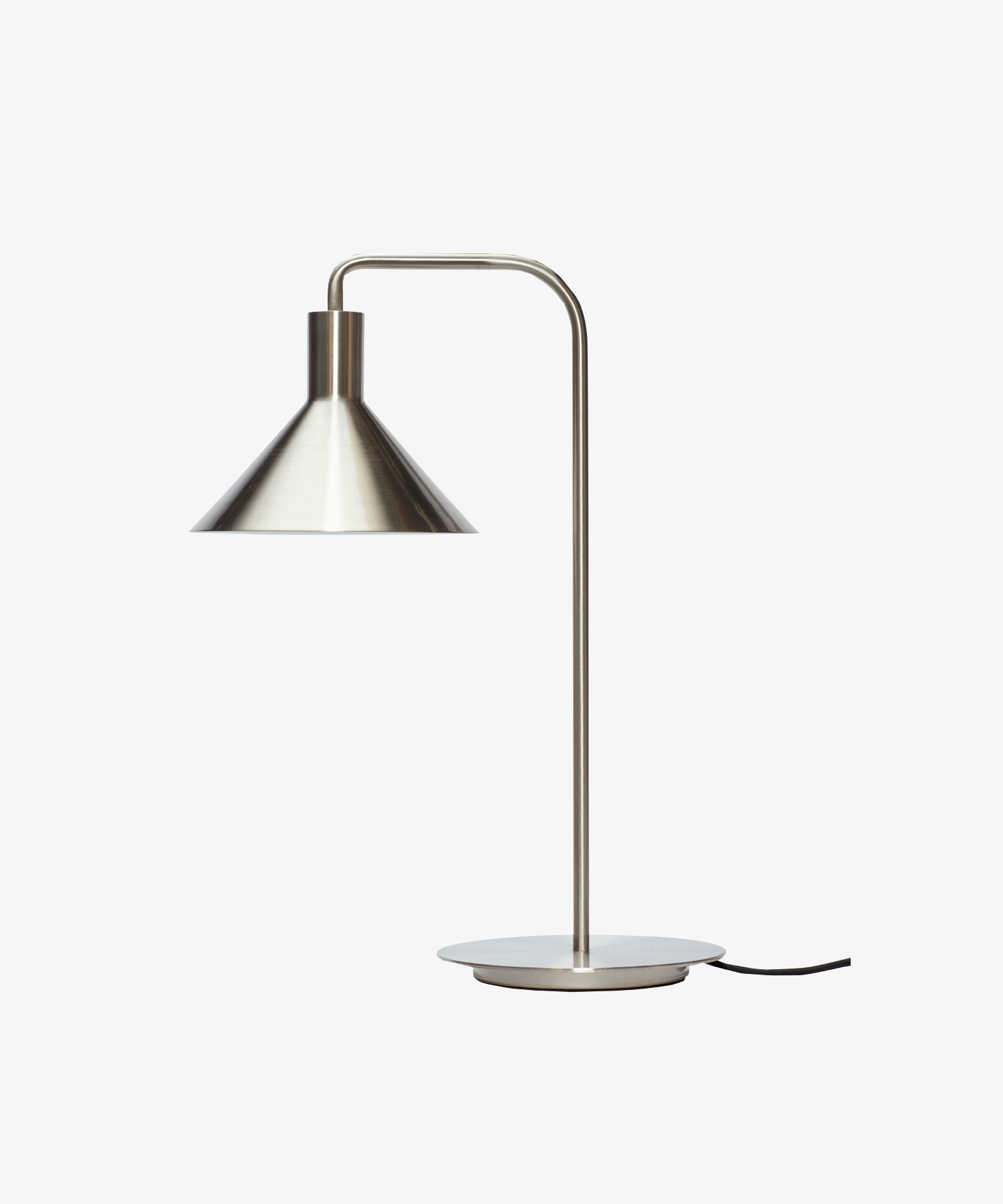 Lampe à poser Solo - nickel - Hübsch | Manoir Plume