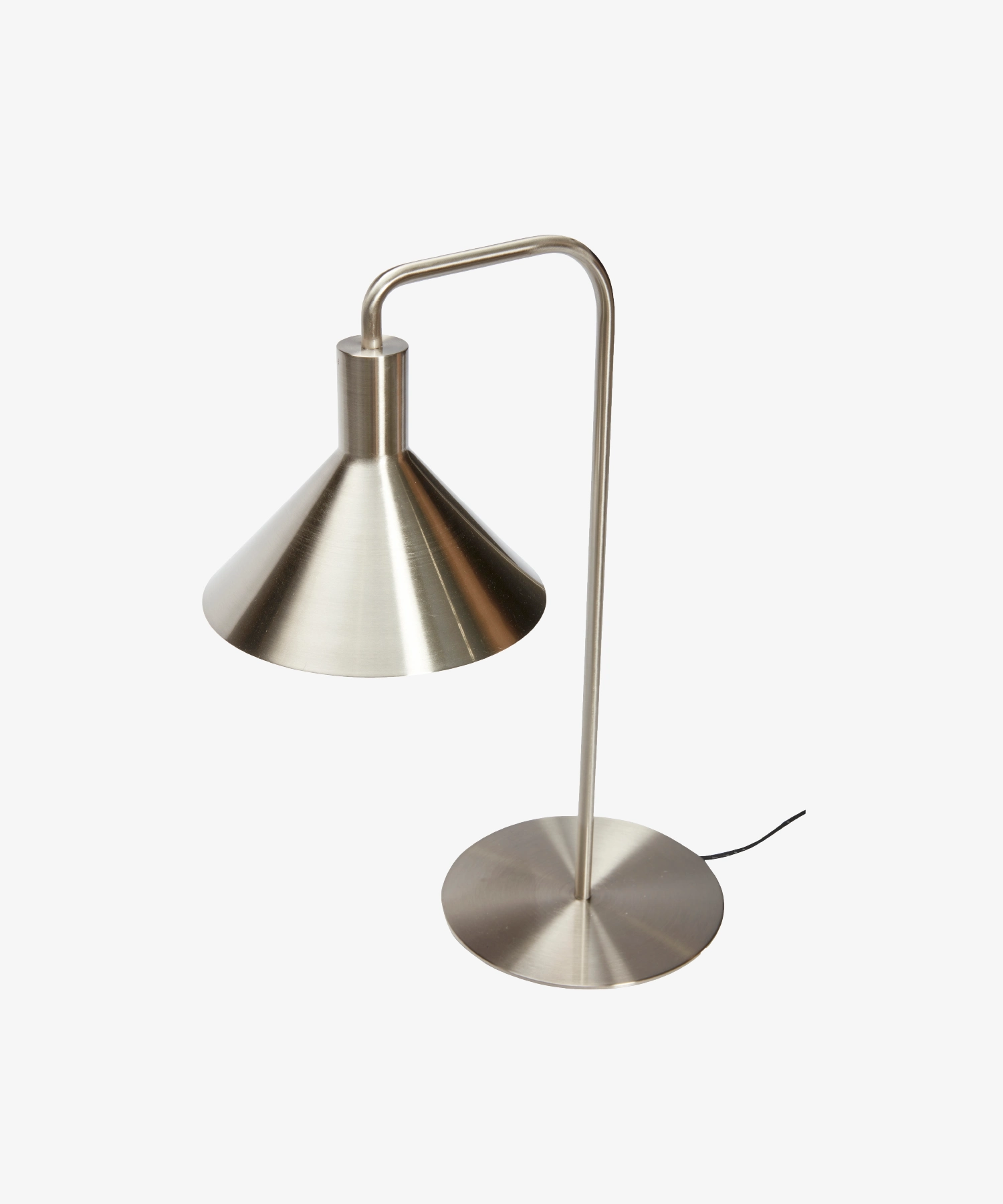 Lampe à poser Solo - nickel - Hübsch | Manoir Plume
