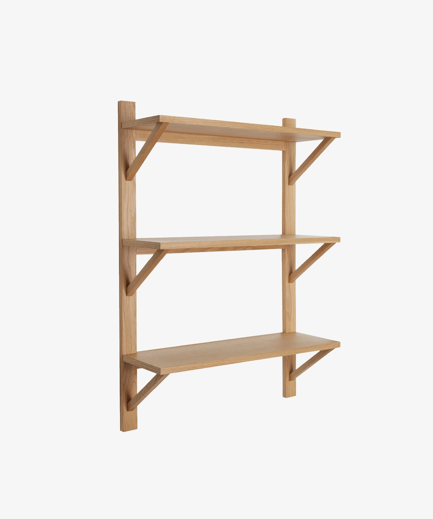 Étagère murale Triarch - chêne clair - Hübsch | Manoir Plume