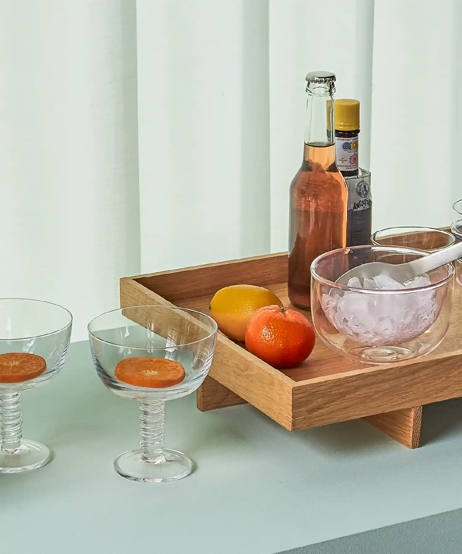 Plateau Elevate - chêne clair - Hübsch | Manoir Plume