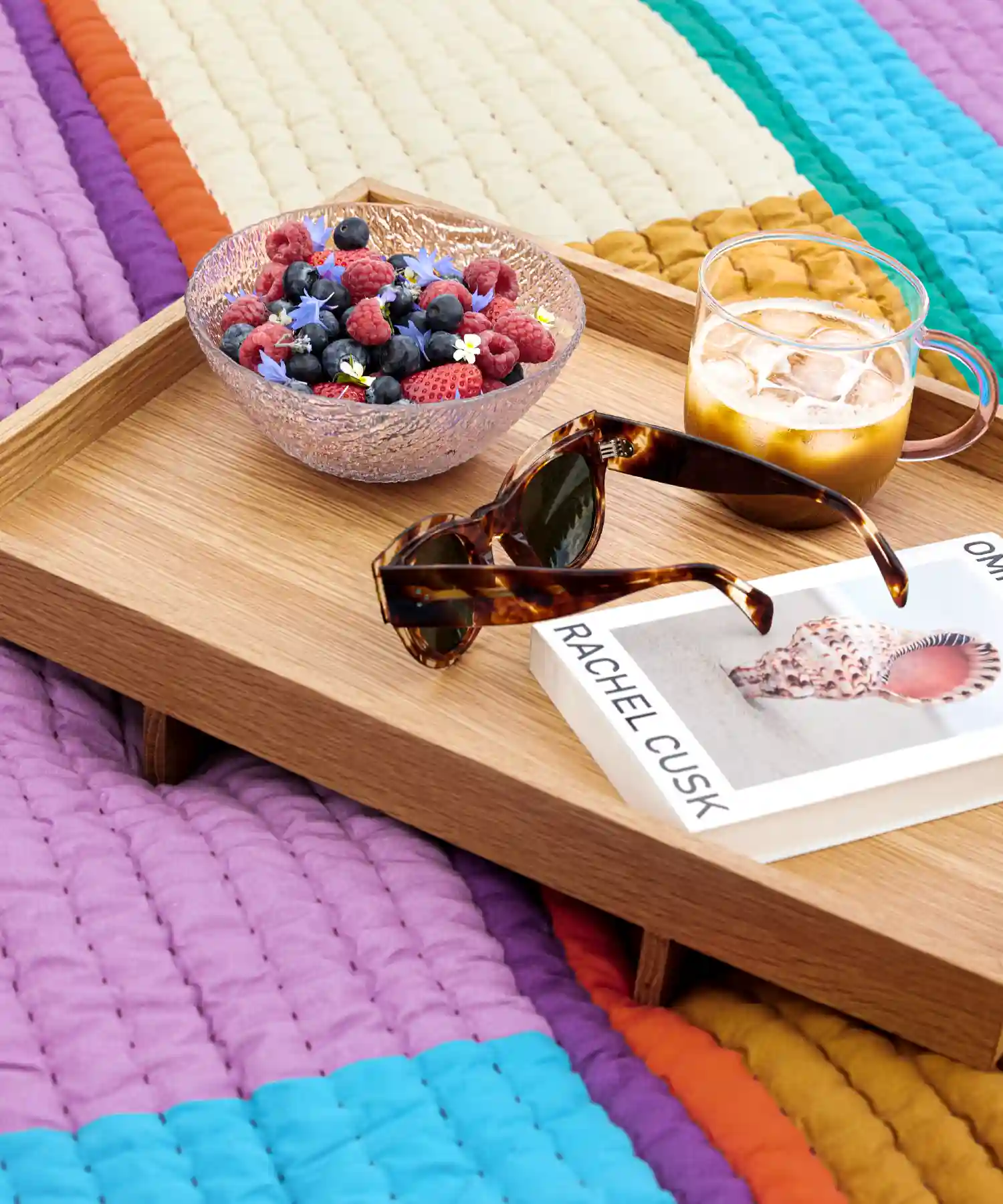 Plateau Elevate - chêne clair - Hübsch | Manoir Plume