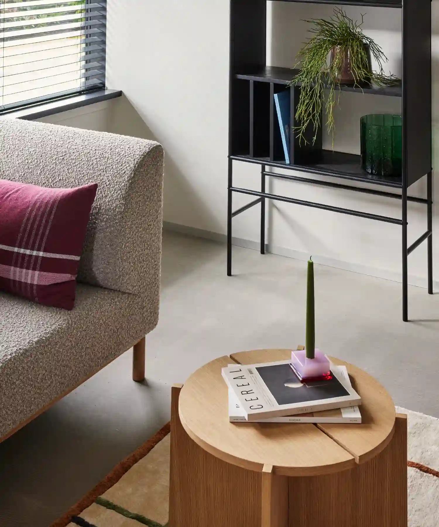 Table d'appoint Dash - chêne clair - Hübsch | Manoir Plume