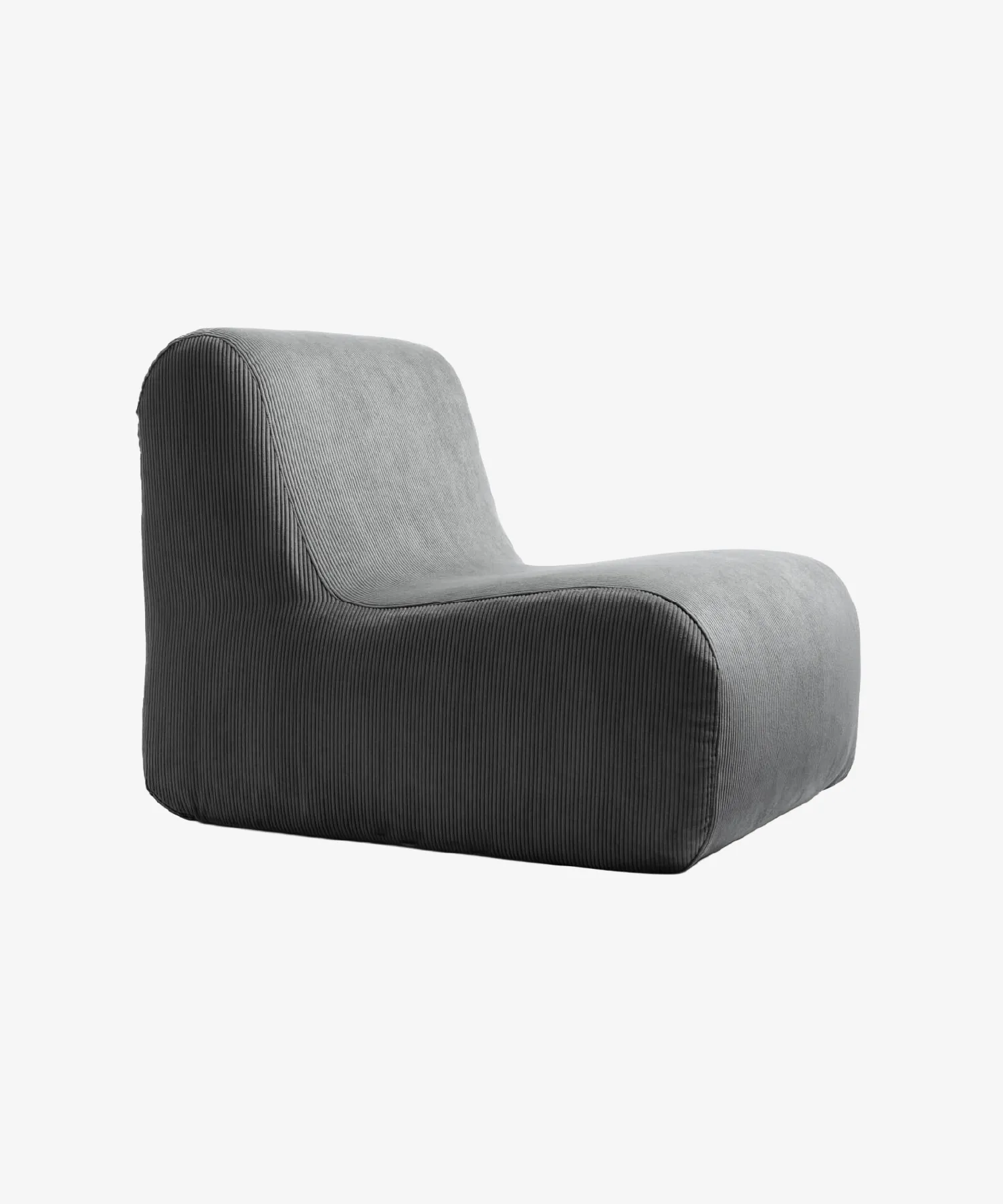 Chauffeuse Pop en velours côtelé - anthracite - Maison Jeudi | Manoir Plume