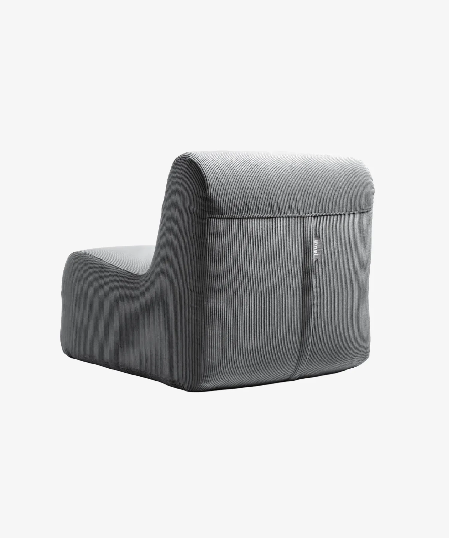 Chauffeuse Pop en velours côtelé - anthracite - Maison Jeudi | Manoir Plume