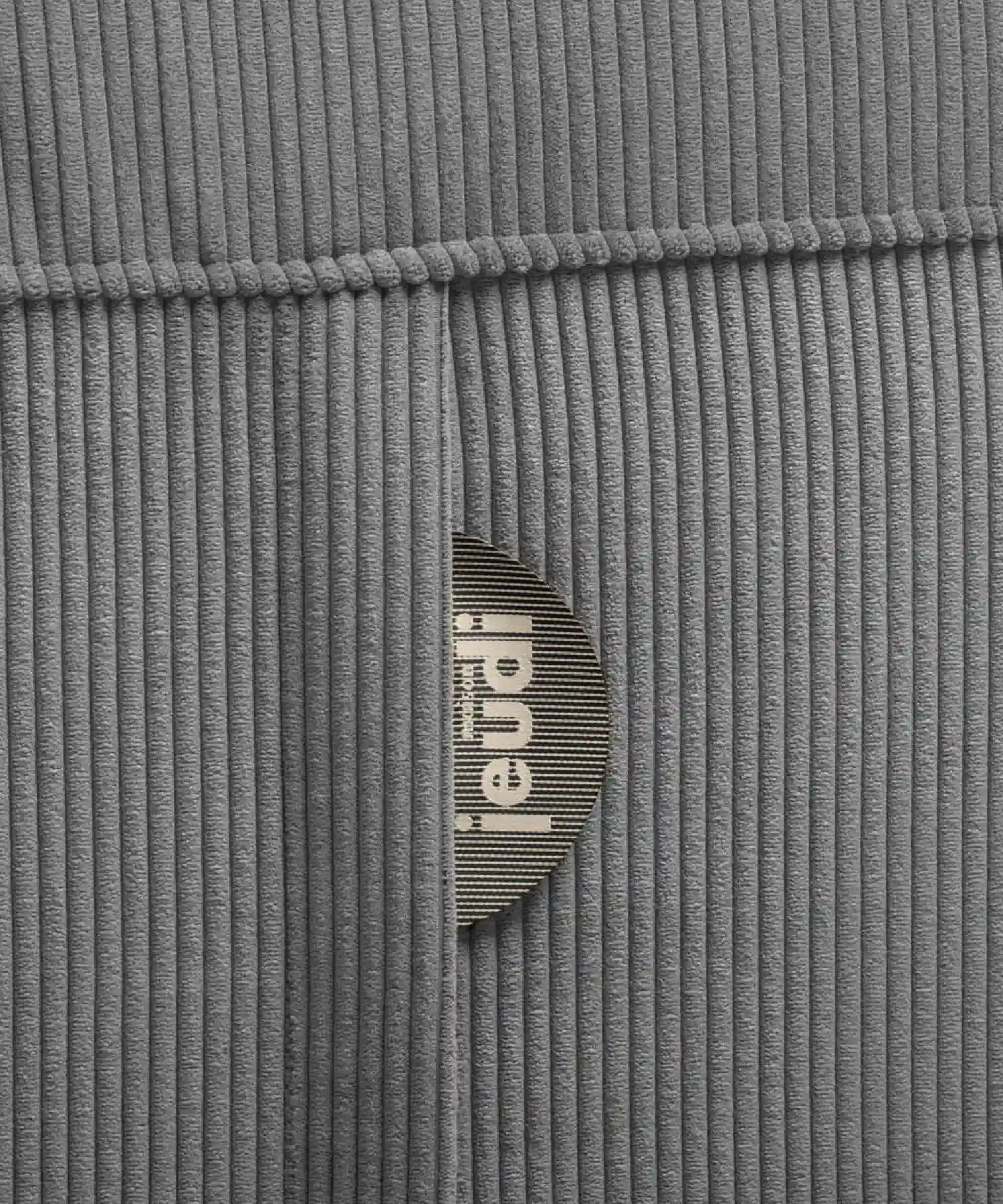 Chauffeuse Pop en velours côtelé - anthracite - Maison Jeudi | Manoir Plume