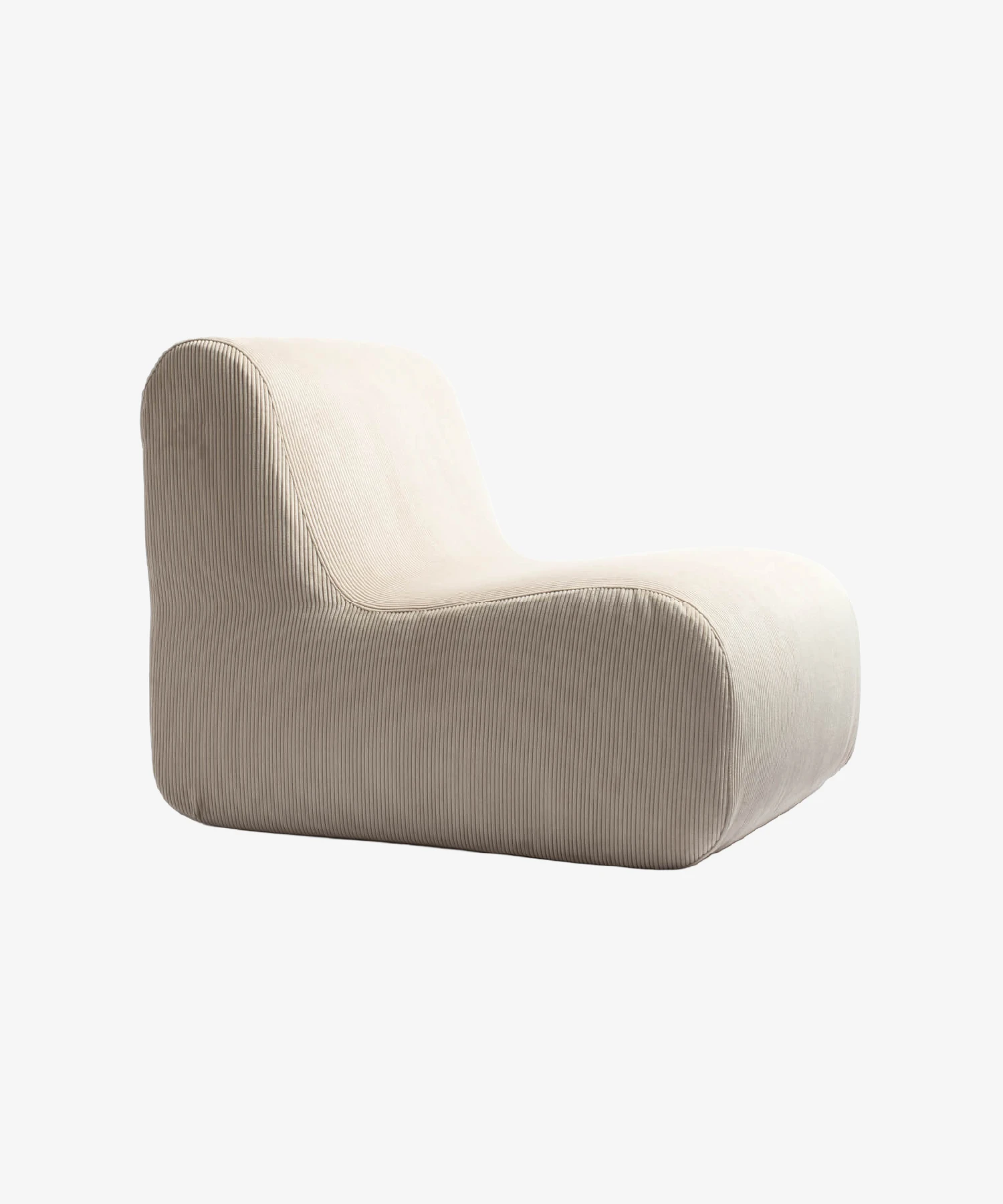 Chauffeuse Pop en velours côtelé - beige - Maison Jeudi | Manoir Plume