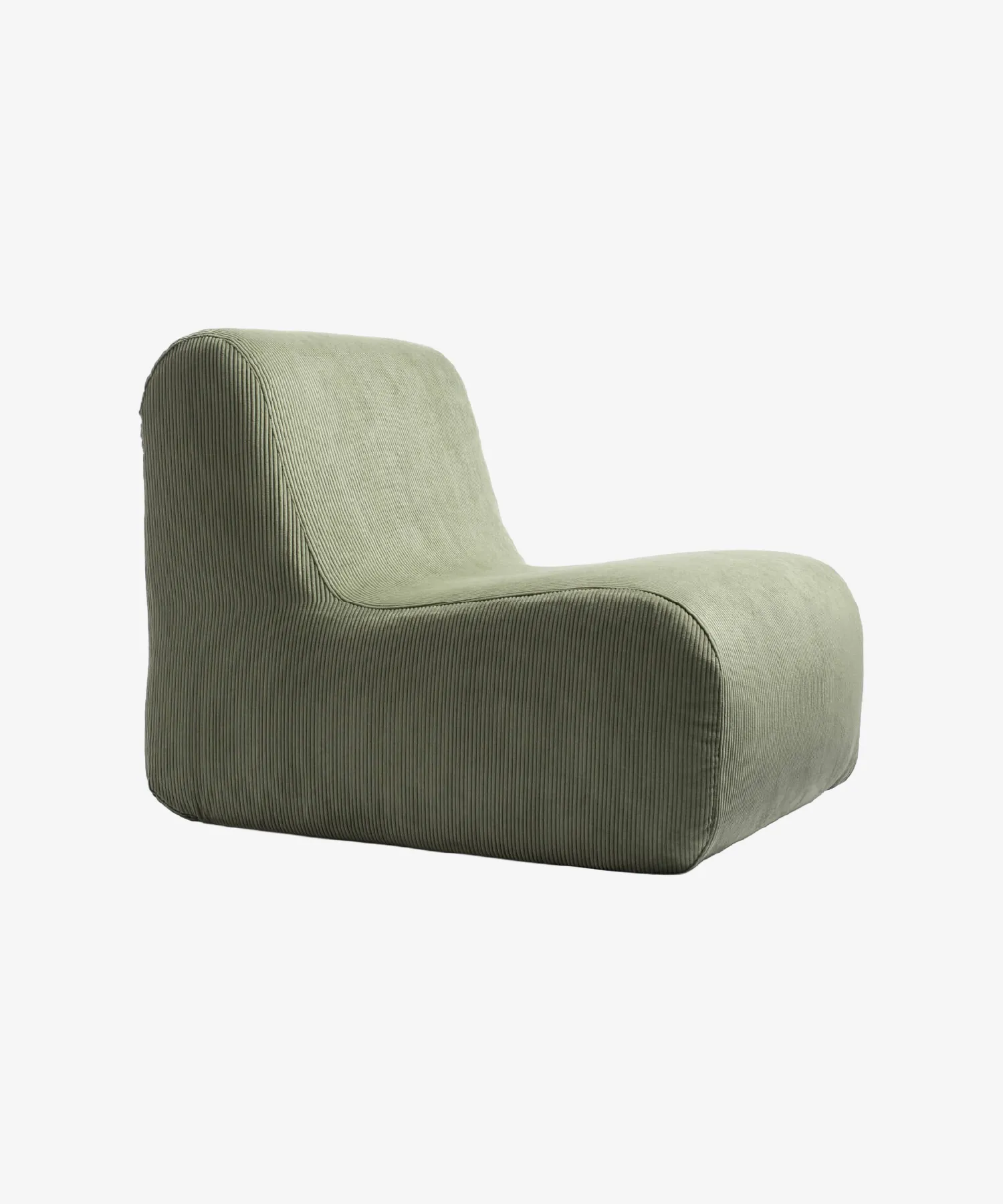 Chauffeuse Pop en velours côtelé - kaki - Maison Jeudi | Manoir Plume