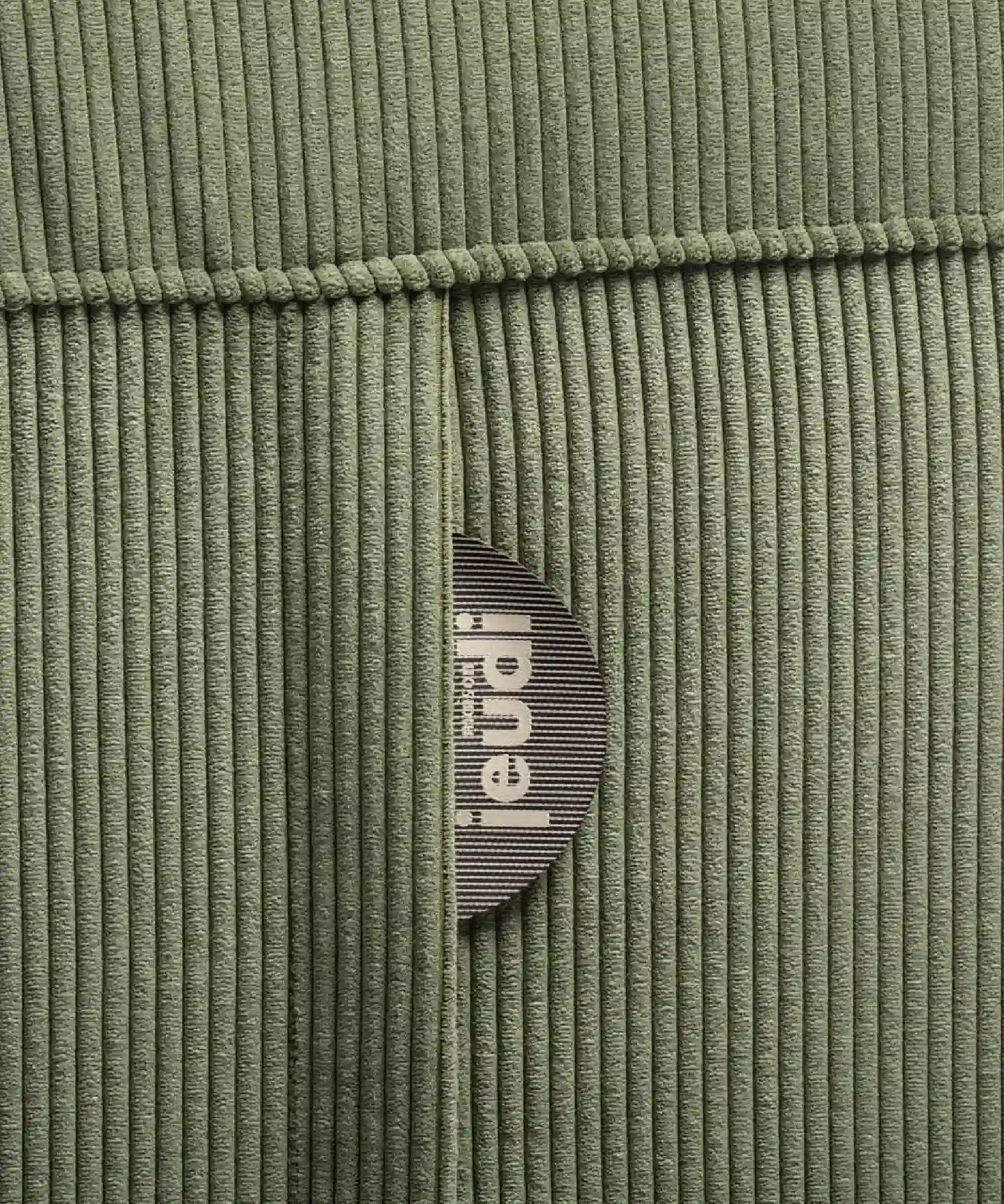 Chauffeuse Pop en velours côtelé - kaki - Maison Jeudi | Manoir Plume