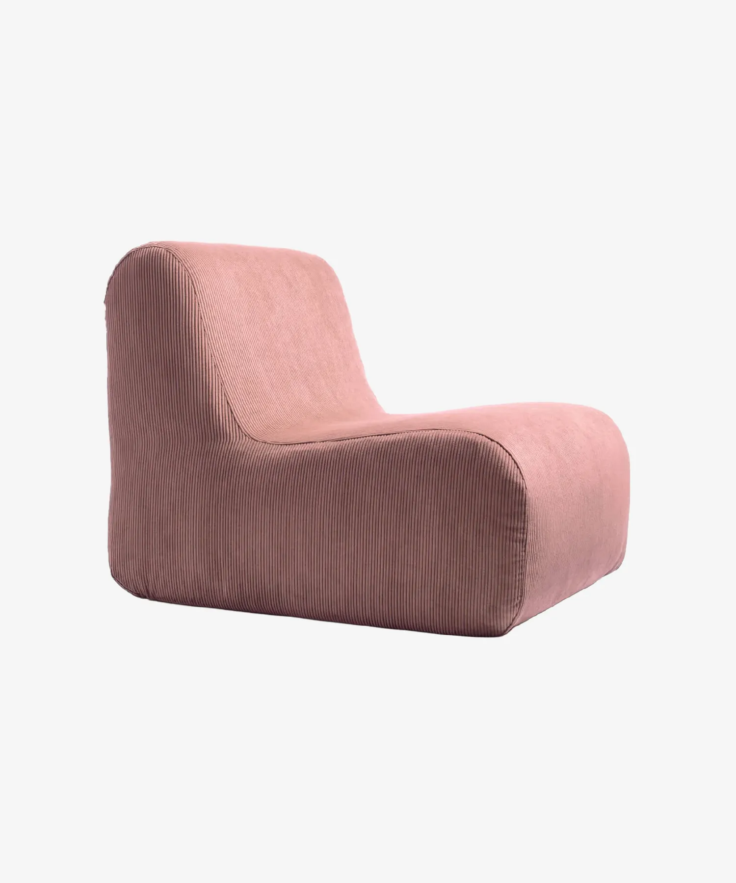 Chauffeuse Pop en velours côtelé - rose - Maison Jeudi | Manoir Plume